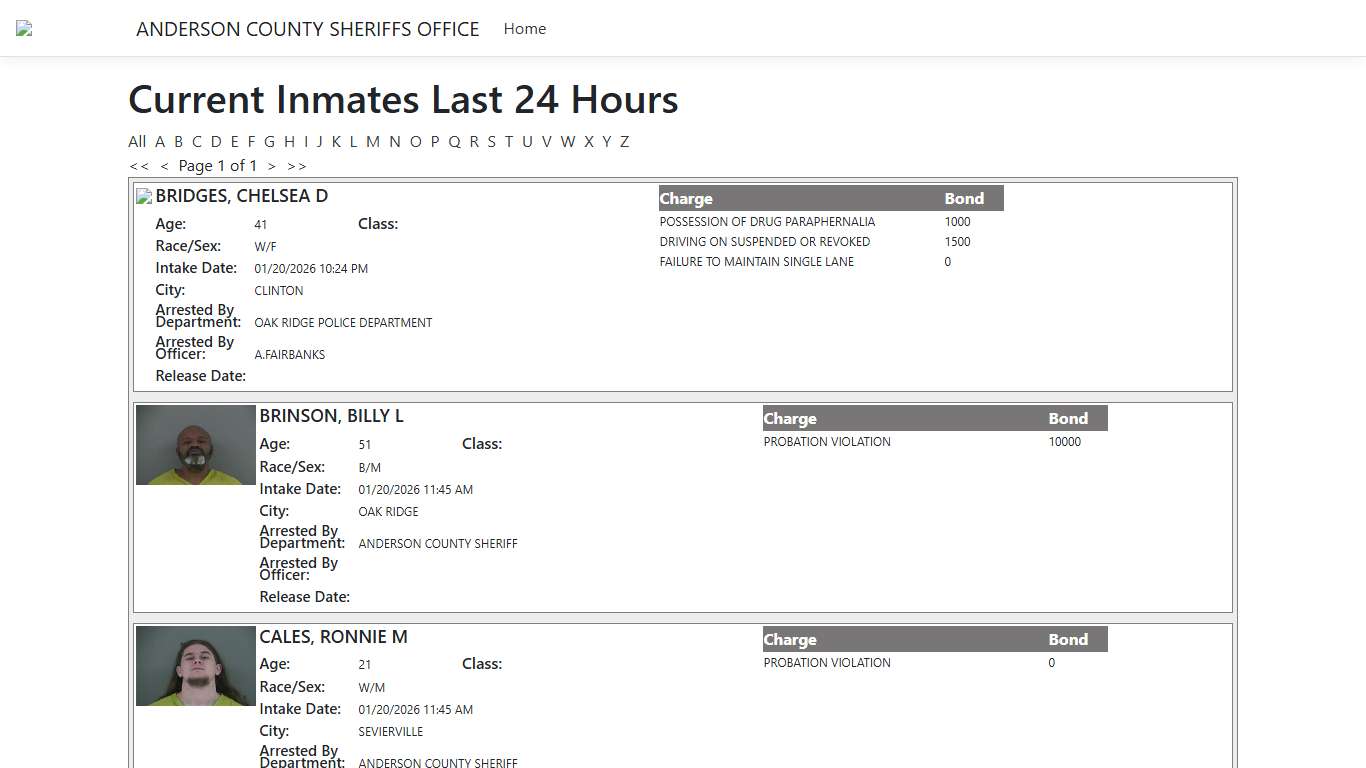 Inmates - ISOMS Portal